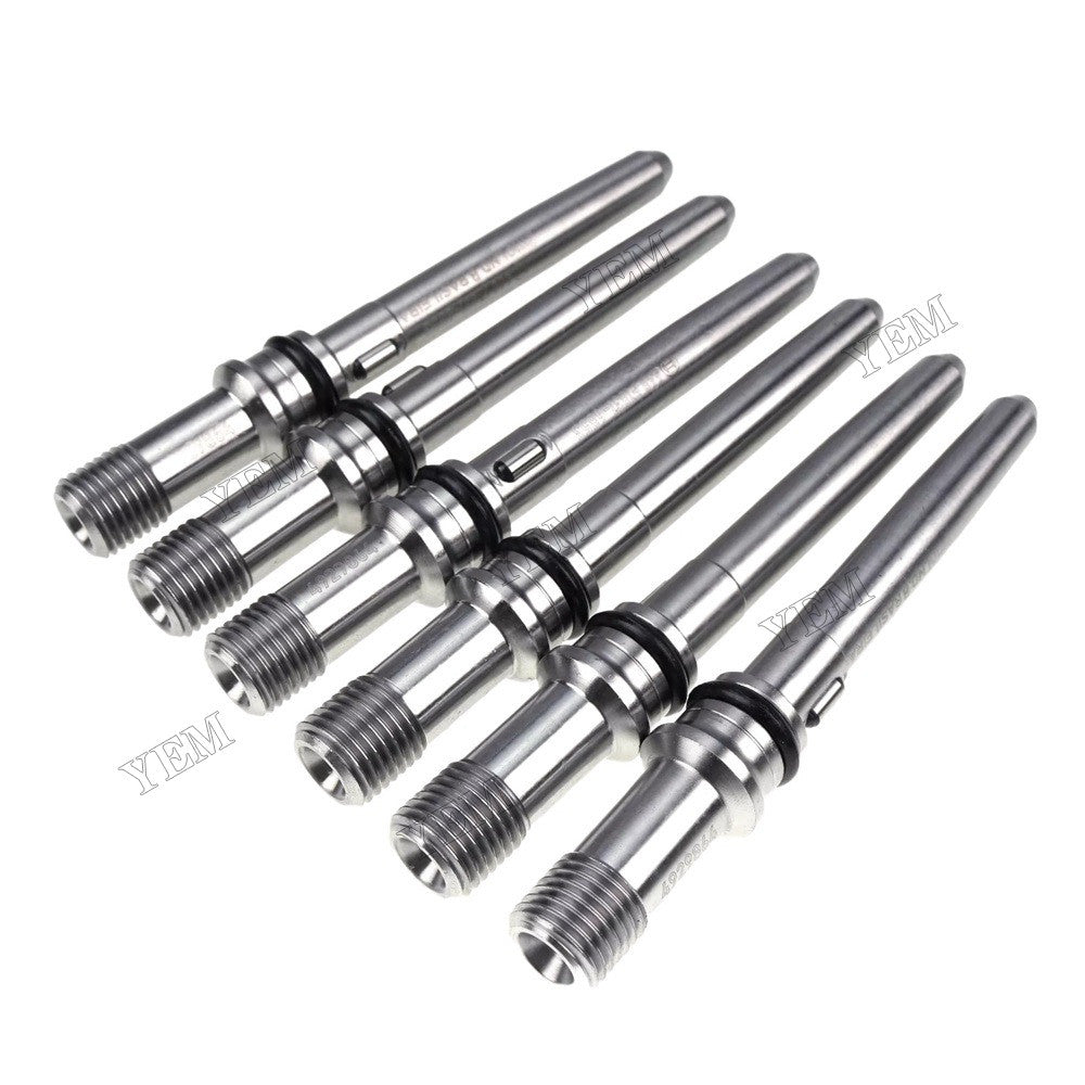 For Komatsu Engine 4D107 6D107 6D114 6D140 Excavator PC200-8 PC210-10 PC220-8 6Pcs Injector Fuel Supply Connector 6754-71-5511