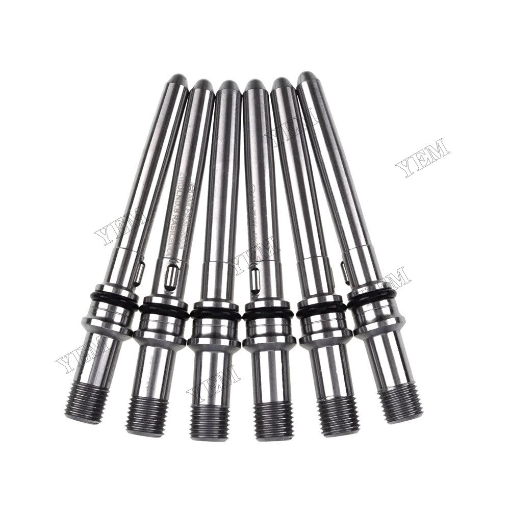 For Komatsu Engine 4D107 6D107 6D114 6D140 Excavator PC200-8 PC210-10 PC220-8 6Pcs Injector Fuel Supply Connector 6754-71-5511 For Komatsu