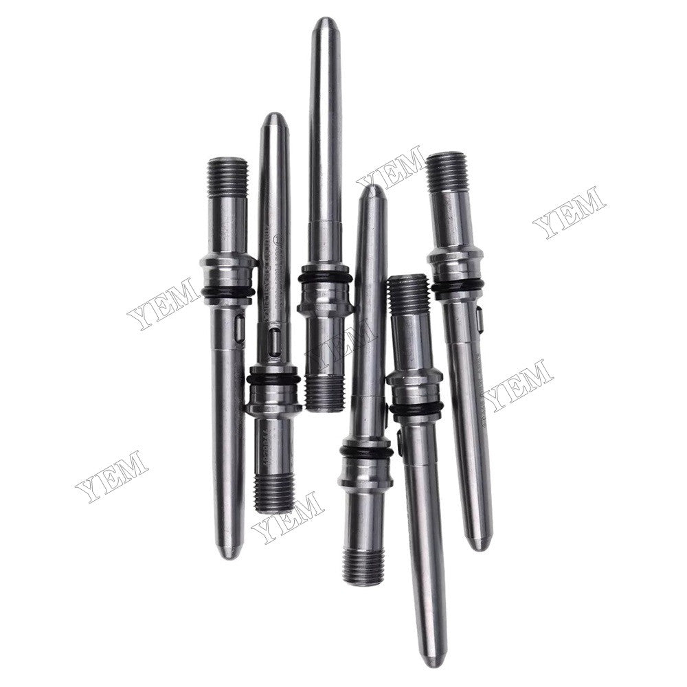 For Komatsu Engine 4D107 6D107 6D114 6D140 Excavator PC200-8 PC210-10 PC220-8 6Pcs Injector Fuel Supply Connector 6754-71-5511 For Komatsu