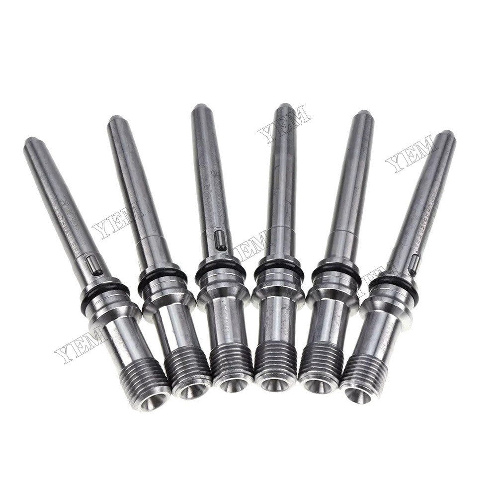 For Komatsu Engine 4D107 6D107 6D114 6D140 Excavator PC200-8 PC210-10 PC220-8 6Pcs Injector Fuel Supply Connector 6754-71-5511 For Komatsu