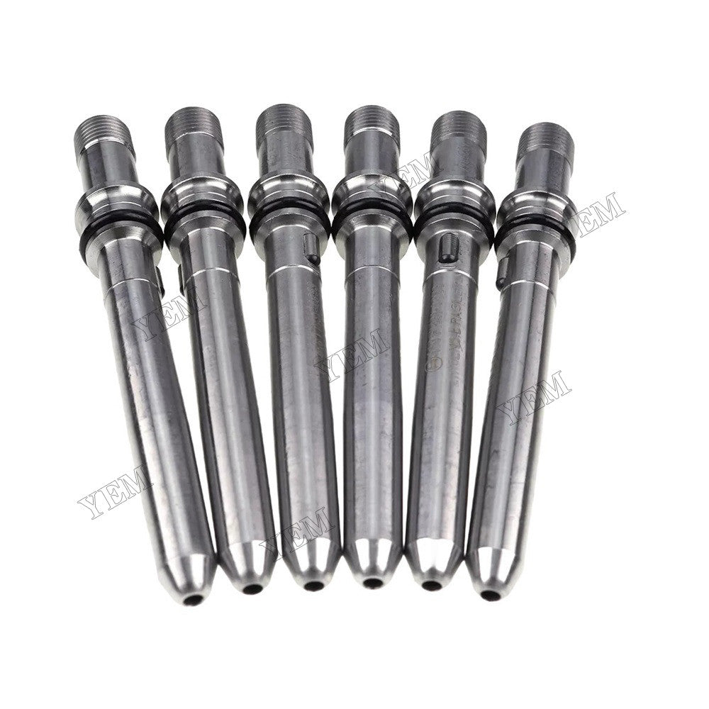 For Komatsu Engine 4D107 6D107 6D114 6D140 Excavator PC200-8 PC210-10 PC220-8 6Pcs Injector Fuel Supply Connector 6754-71-5511 For Komatsu