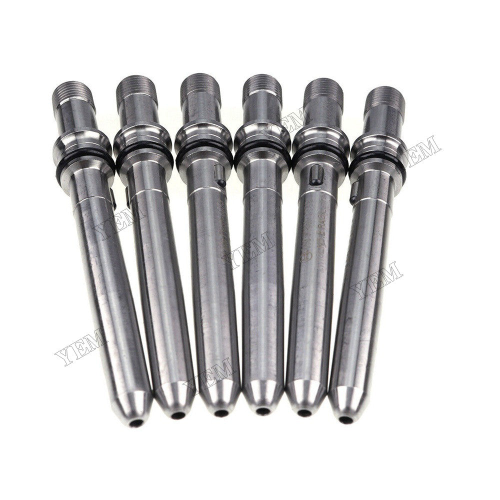 For Komatsu Engine 4D107 6D107 6D114 6D140 Excavator PC200-8 PC210-10 PC220-8 6Pcs Injector Fuel Supply Connector 6754-71-5511 For Komatsu