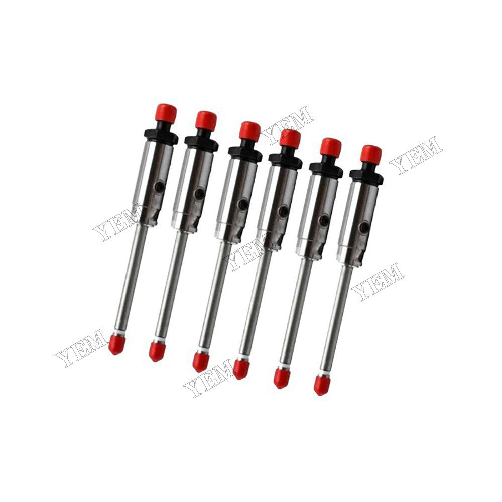 For Caterpillar CAT Engine 3306 3306B Tractor D6H D6D D6R 6 PCS Fuel Injector 7W-7038 0R-4124