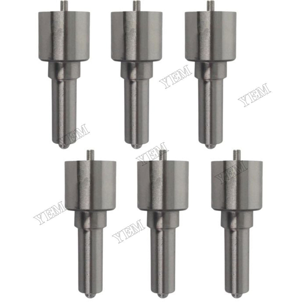 For Hino Engine EP100 EP100T Hitachi Excavator EX300-1 6 Pcs Fuel Injector Nozzle 236401360A For Hino