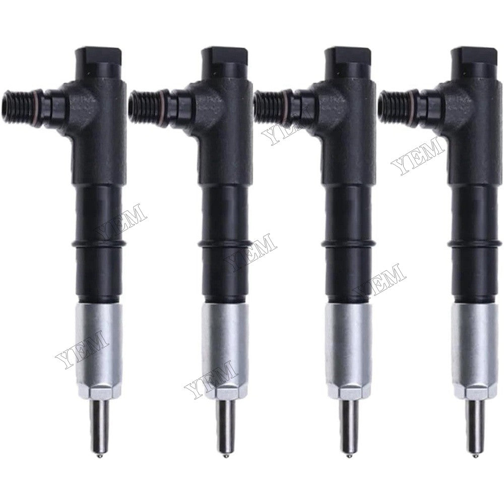 For Kubota Engine V3300 V3800 Hyundai Loader HSL800-7 4Pcs Fuel Injector 1G514-53003