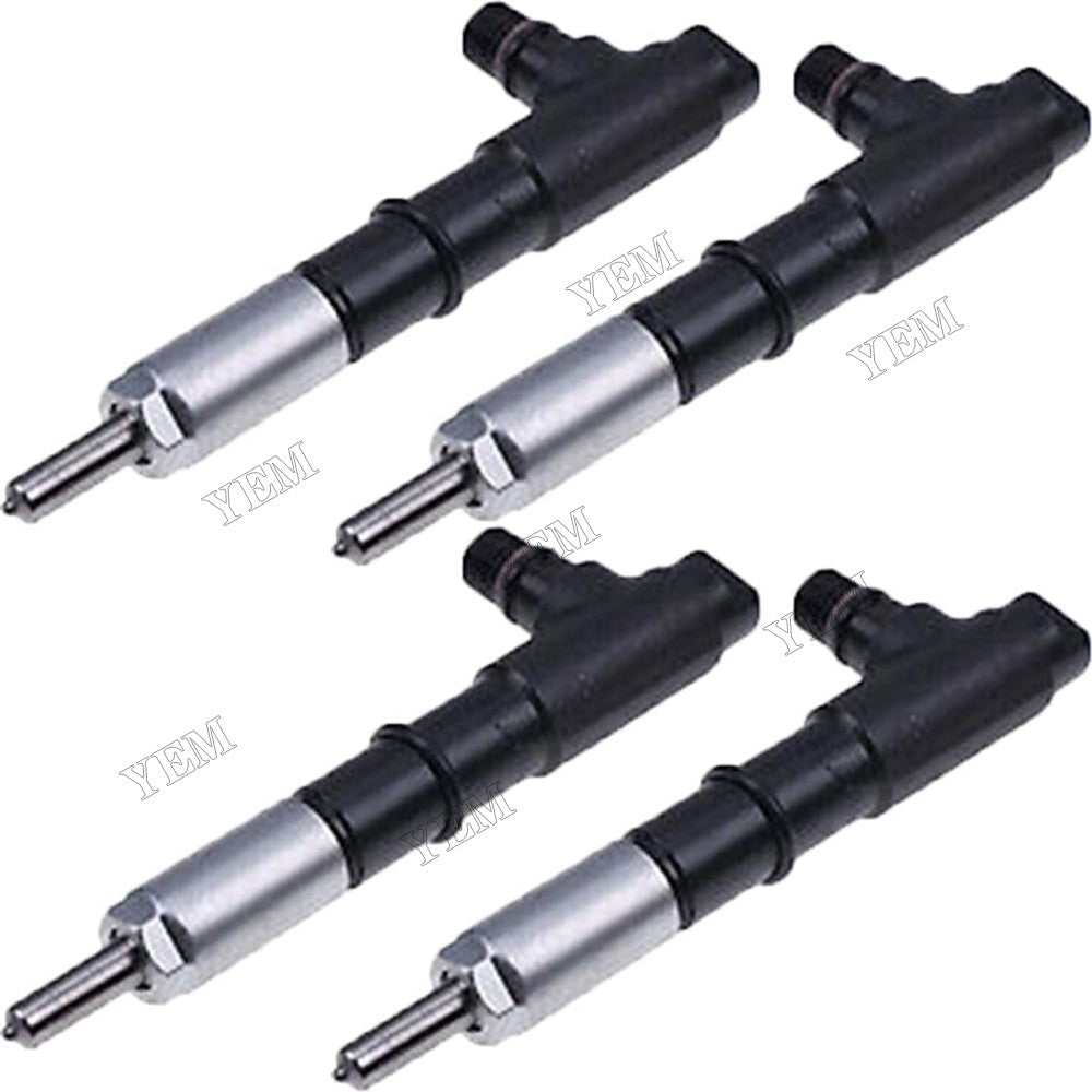 For Kubota Engine V3300 V3800 Hyundai Loader HSL800-7 4Pcs Fuel Injector 1G514-53003 For Kubota
