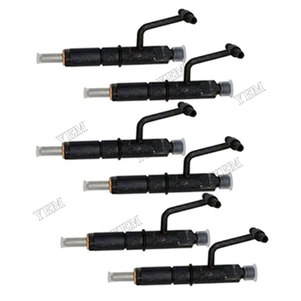 For Caterpillar CAT Engine 3046 Excavator 315 315B 6 PCS Fuel Injector 107-3648 106-8268 10R-7588