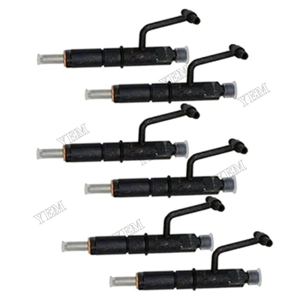 For Caterpillar CAT Engine 3046 Excavator 315 315B 6 PCS Fuel Injector 107-3648 106-8268 10R-7588 For Caterpillar