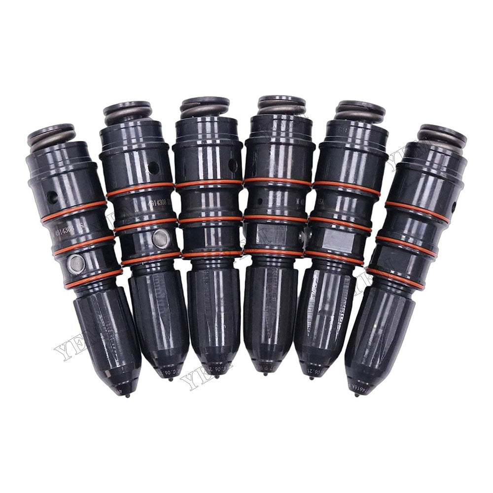 For Cummins Engine NTC NH N855 NTA855 NT855 6Pcs Fuel Injector 4914308