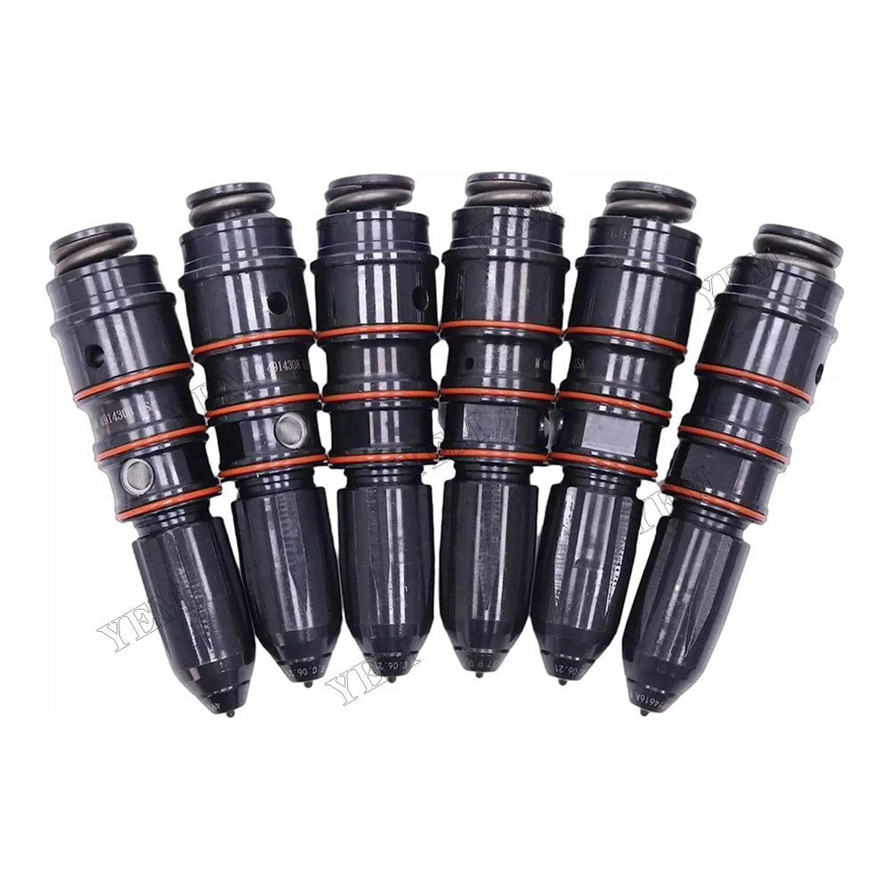 For Cummins Engine NTC NH N855 NTA855 NT855 6Pcs Fuel Injector 4914308 For Cummins