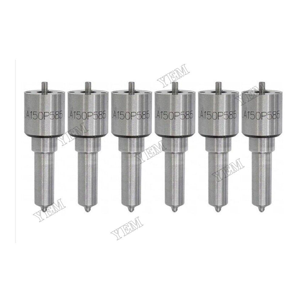 For CASE Tractor 8940 8910 Combines 2366 6 Pcs Injector Nozzle 0433171444 DLLA150P585 148189A1