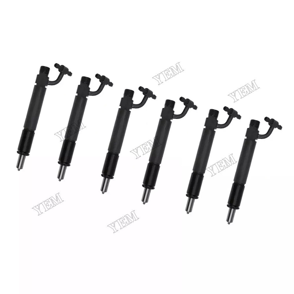 For Navistar Engine DT466 6 PCS Fuel Injector With Nozzle 1809761C91 780334