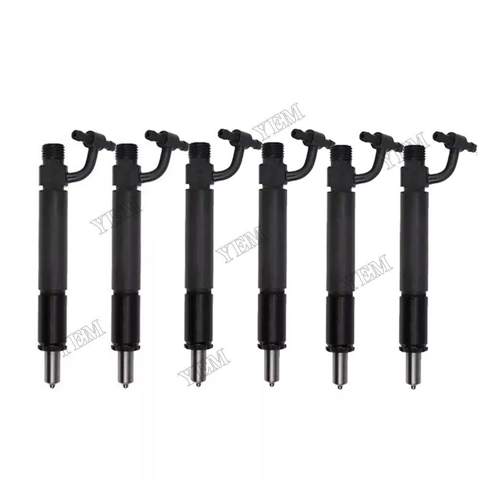 For Navistar Engine DT466 DTA466 6 PCS Fuel Injector With Nozzle 1817126C91 781779