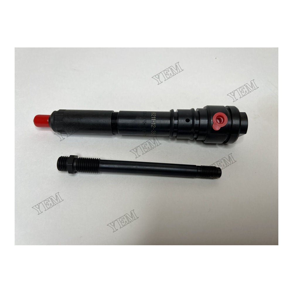 For Komatsu Engine S6D140E-2 6 Pcs Fuel Injector 6211-12-3100