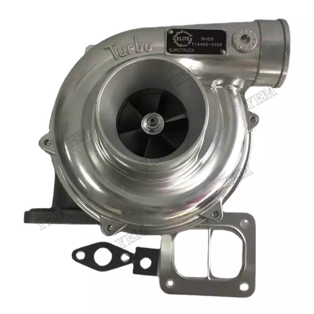 For Isuzu Engine 6BG1 6BG1T 6BG1TQJ Hitachi Excavator EX450-5 EX400-3C Turbo RHE61 Turbocharger 114400-3350 For Isuzu