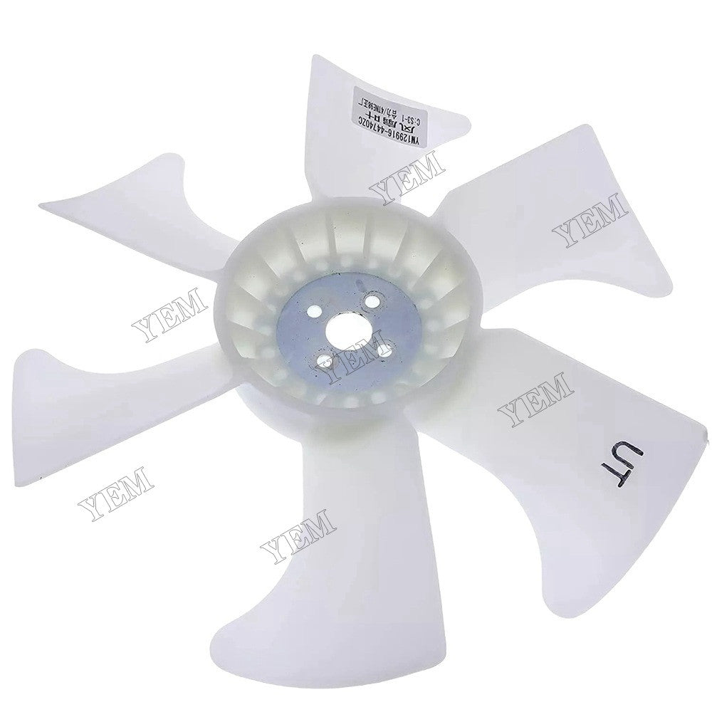 For Yanmar Engine 4TNV88 4TNV88C 4TNV94L 4TNV98 4TNV98T Trator 1185 Hitachi Excavator ZX48U-3F ZX50U-3F ZX52U-3F Cooling Fan Blade 129907-44740 For Yanmar