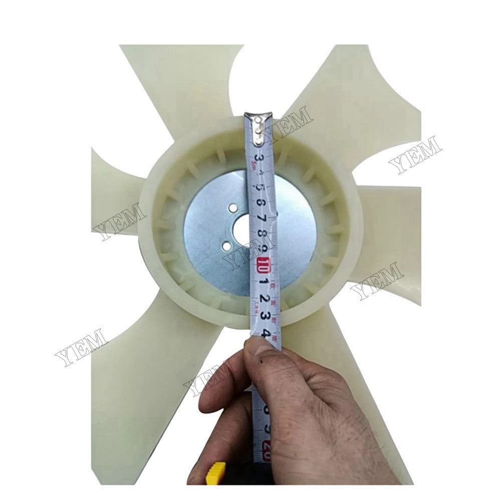 For Komatsu Engine 3D84E-5 3D88E-6 3D88E-7 Excavator PC30MR-2 PC30MR-5 PC35MR-2 PC35MR-3 6 Blades Fan YM129655-44740 For Komatsu