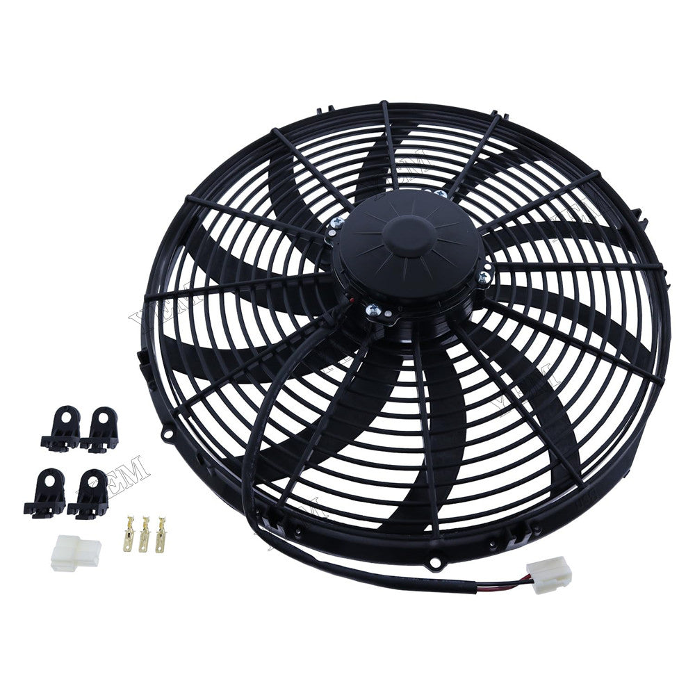 High quality Aftermarket Spal 16 Medium Profile Puller Fan 30101516 VA18-AP51/C-41A YEMPARTS