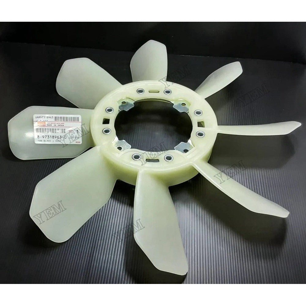 For Isuzu Engine Engine 4JA1 4JA1T 4JH1 Truck D-MAX Cooling Fan 8-97318963-0 For Isuzu