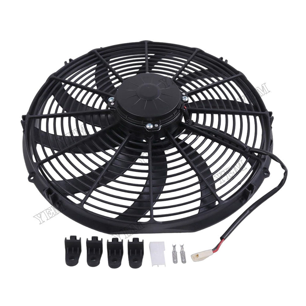 High quality 16 12V Low Profile Electric Puller Fan 30100400 VA18-AP10/C-41A YEMPARTS