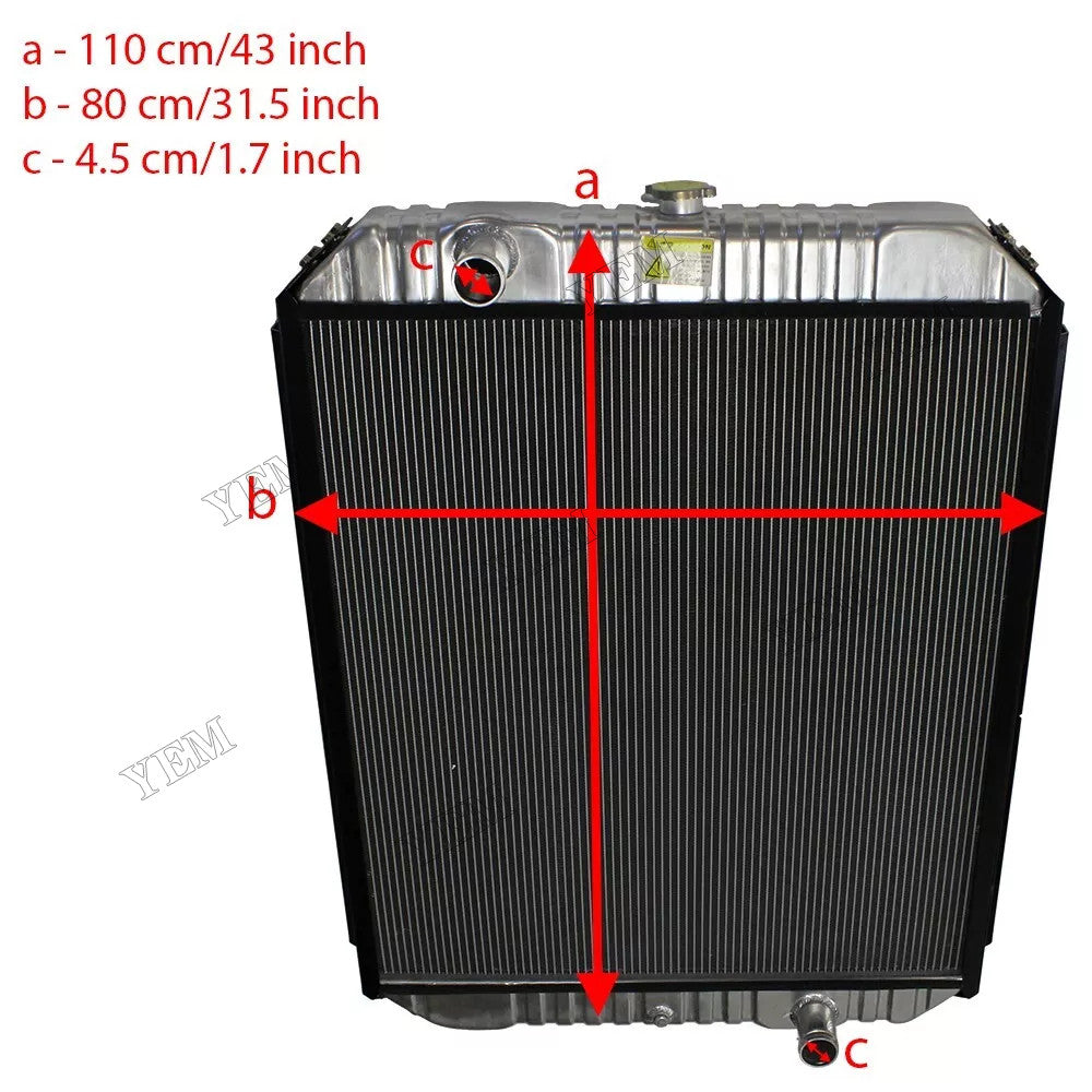 For Doosan Excavator S210W-V S170W-V S180W-V S225NLC-V Water Tank Radiator 13B81000A 202-00094A For Doosan