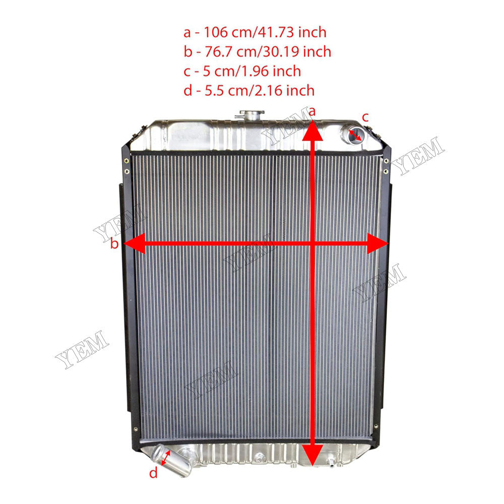 For Hyundai Excavator R170W-7 R180W-7 Water Tank Radiator 11N5-40021 For Hyundai
