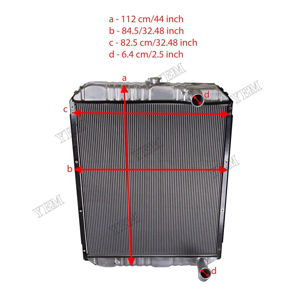 Excavator R250LC-7A R290LC-7A Water Tank Radiator Core ASS'Y 11N8-47160 for Hyundai For Hyundai