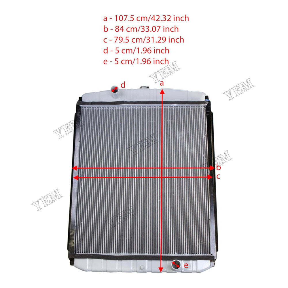 For Doosan SOLAR 200W-V 220LC-6 220LC-V 220LL 220N-V 225LL Daewoo DH220-5 Excavator Water Tank Radiator 202-00029 For Daewoo