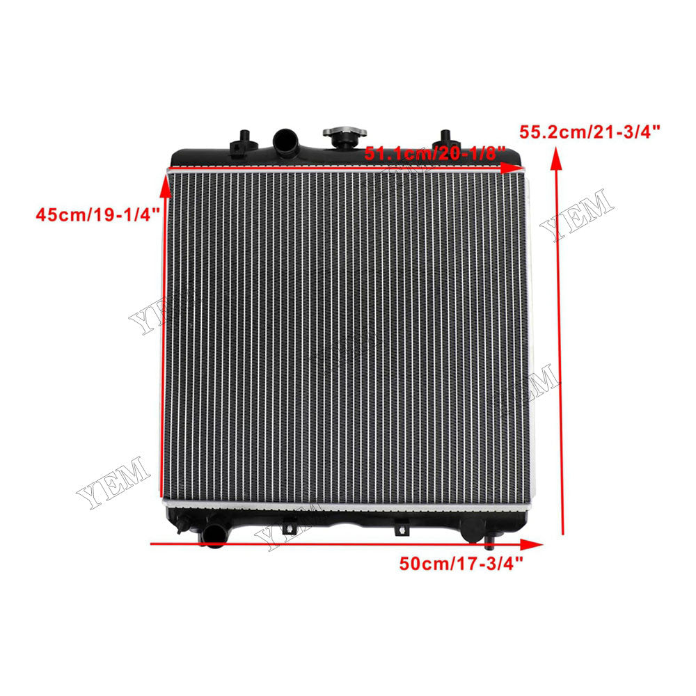 For Kubota Tractor M5040DT M5140F M5660SUH M6040DT M6060HD M7040DT M7060HD Radiator 3C001-17100 For Kubota
