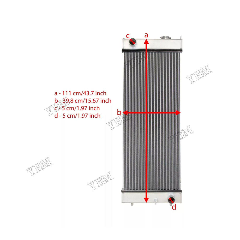For Caterpillar CAT Engine 3066 C6.4 Excavator 320D 323D Water Radiator 265-3556 For Caterpillar