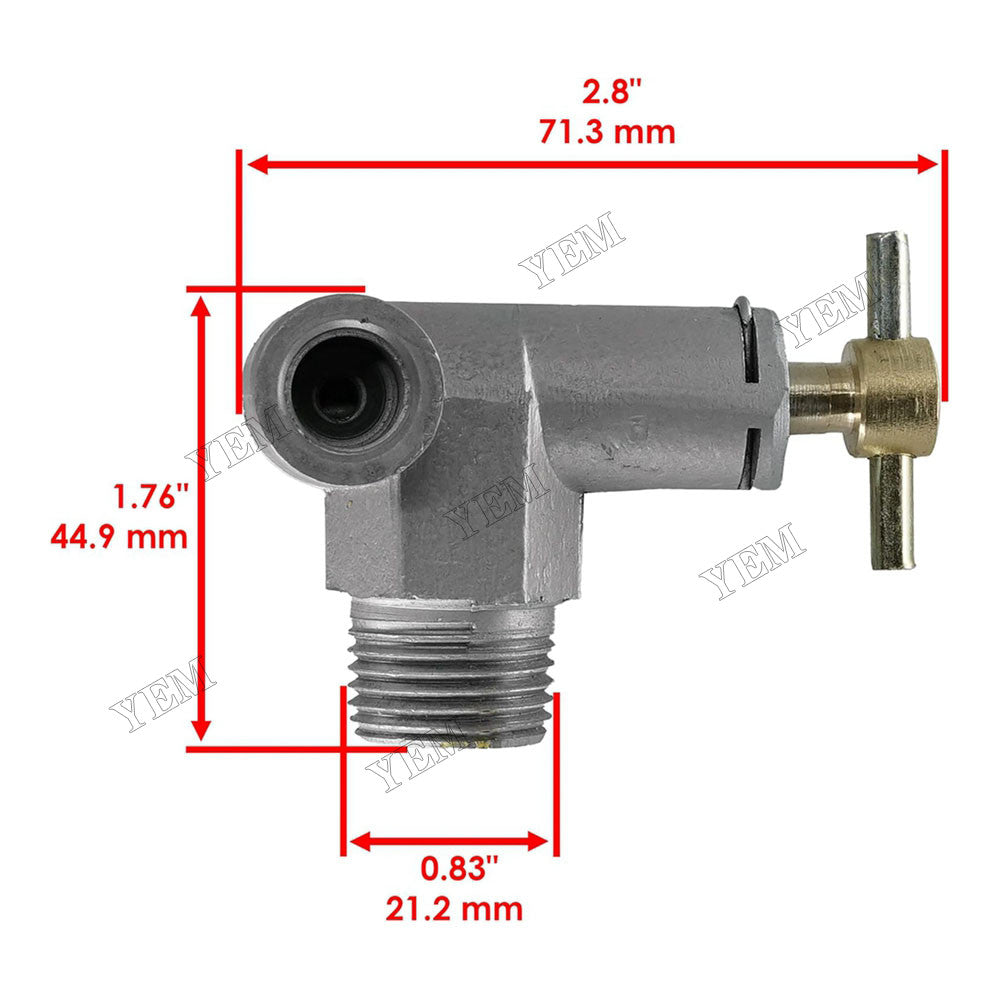 For Ford Tractor 2600 3600 4100 4600 5600 6600 7810 8830 Fuel Tap Shutoff Valve D2NN9N024C