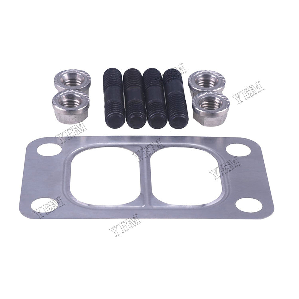 For Cummins Engine 5.9L 4B3.9L Turbo Mounting Studs Nuts With Gasket 3818823 3818824 3901356 For Cummins