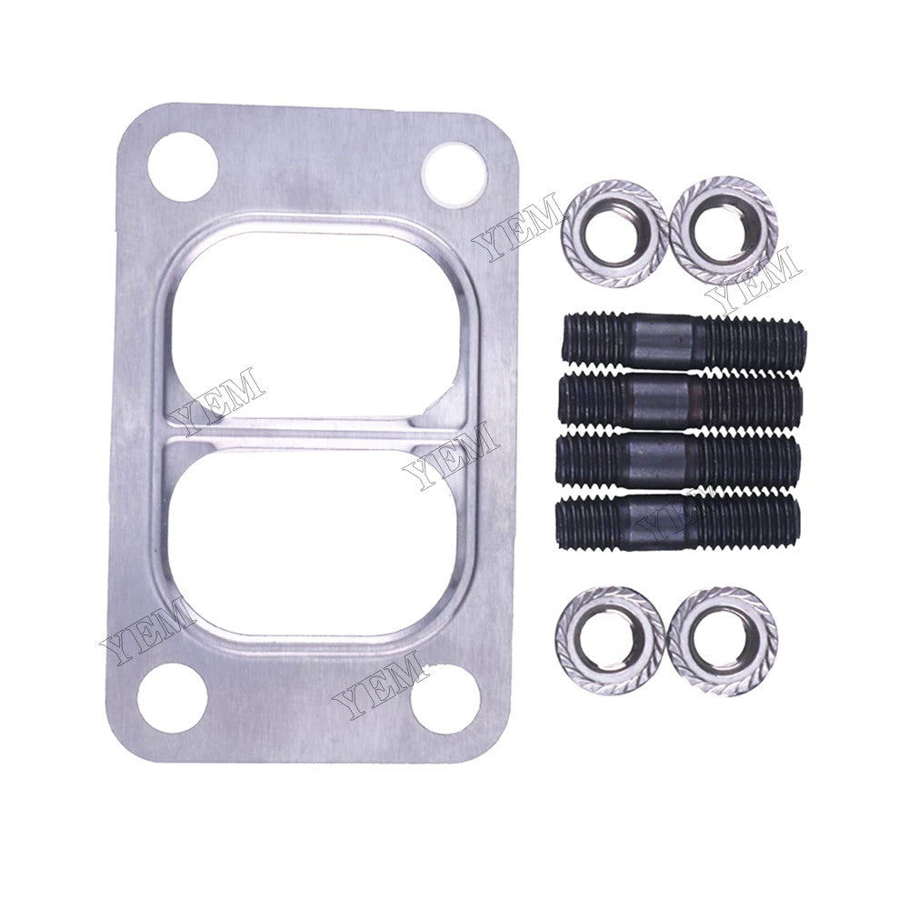 For Cummins Engine 5.9L 4B3.9L Turbo Mounting Studs Nuts With Gasket 3818823 3818824 3901356 For Cummins