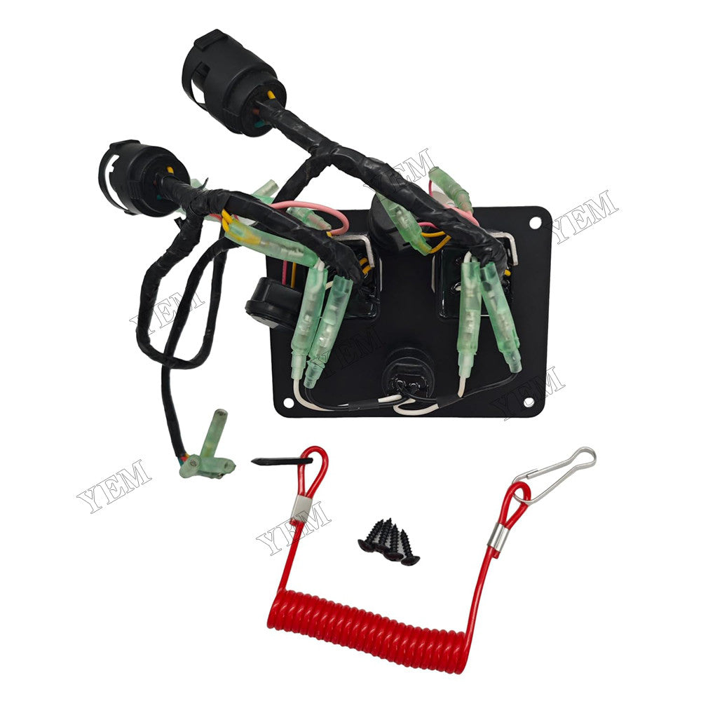 For Yamaha Engine Outboard Dual Key Switch 6K1-82570-13 6K1-82570-08-00 For Yamaha