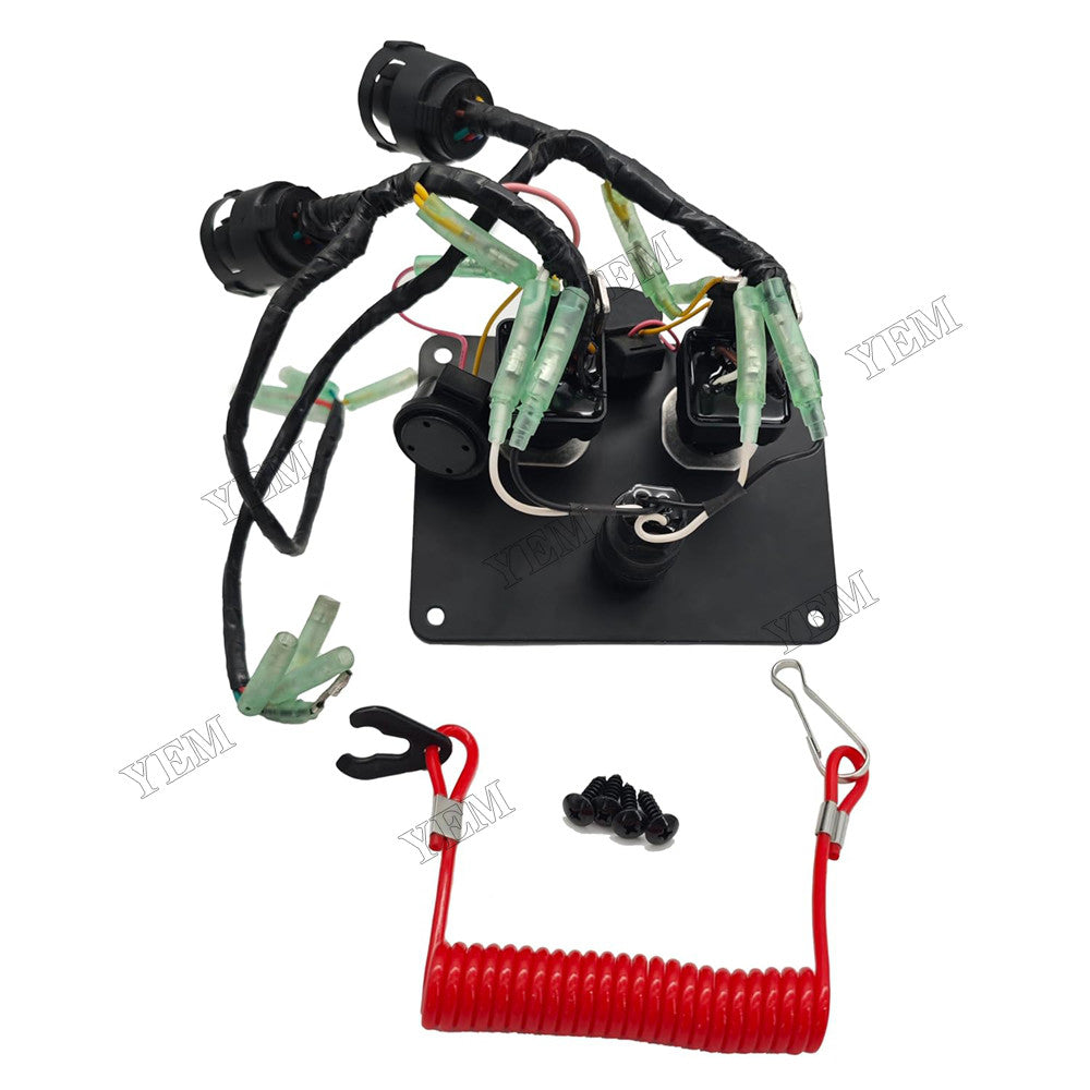 For Yamaha Engine Outboard Dual Key Switch 6K1-82570-13 6K1-82570-08-00 For Yamaha