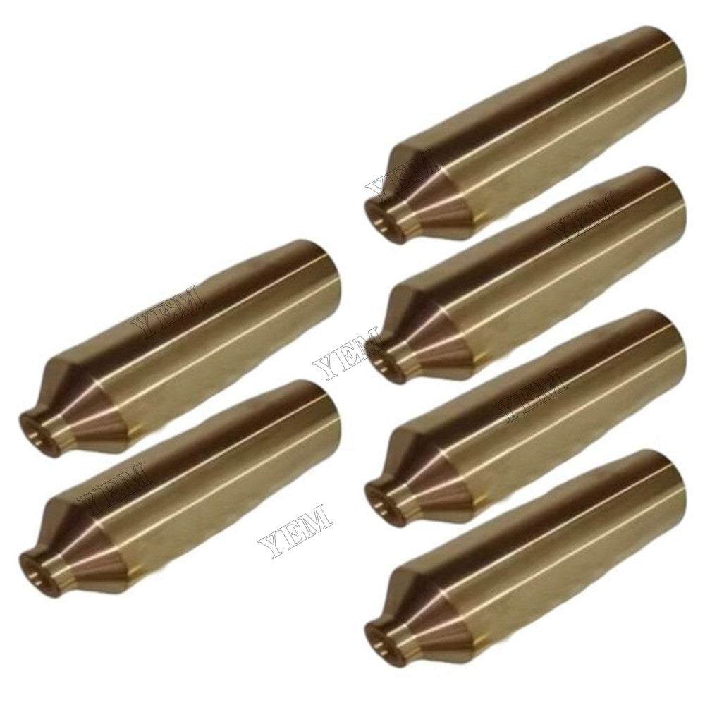 For Komatsu Engine 6D170 Loader WA600-1L WA700-1L WA700-3L 6 Pcs Fuel Injector Sleeve 6162-13-1130 For Komatsu