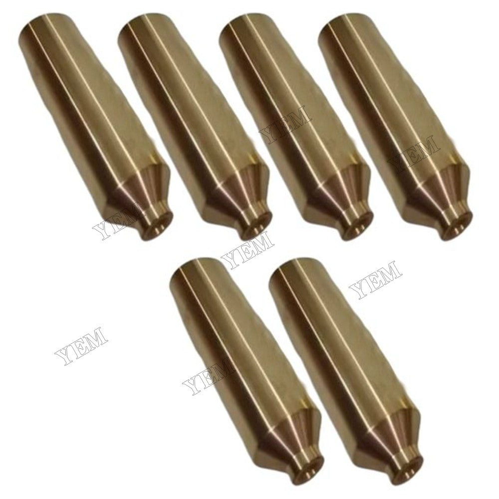 For Komatsu Engine 6D170 Loader WA600-1L WA700-1L WA700-3L 6 Pcs Fuel Injector Sleeve 6162-13-1130 For Komatsu