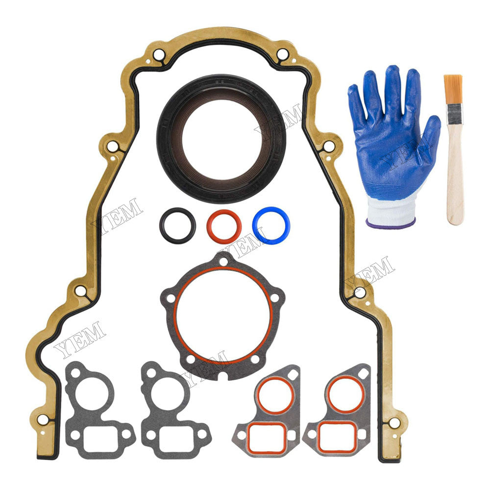 For Buick Cadillac Chevrolet GMC LS1 LS2 LS3 LS6 4.8L 5.3L 5.7L 6.0L 6.2L Engine Timing Cover Gasket Set TCS45993 For Chevrolet