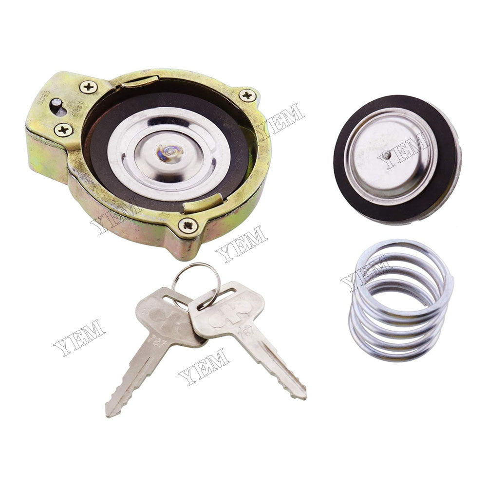 For Komatsu Excavator D31EX D31PX D65PX D65WX PC70 Fuel Cap With 2 Keys 14X-60-31130 For Komatsu
