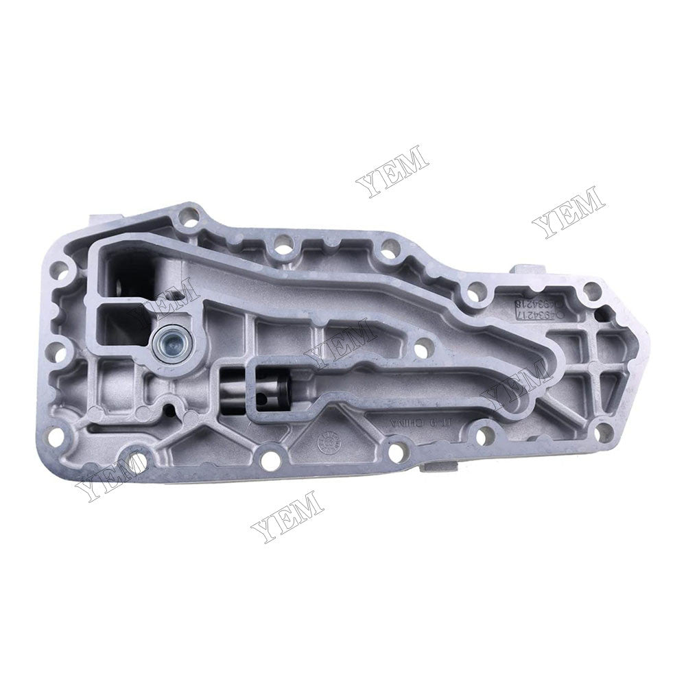 High quality Oil Filter Support Head Cooler Cover 4934217 Cummins Engine B5.9L 6B 6BT 6BTA For Cummins