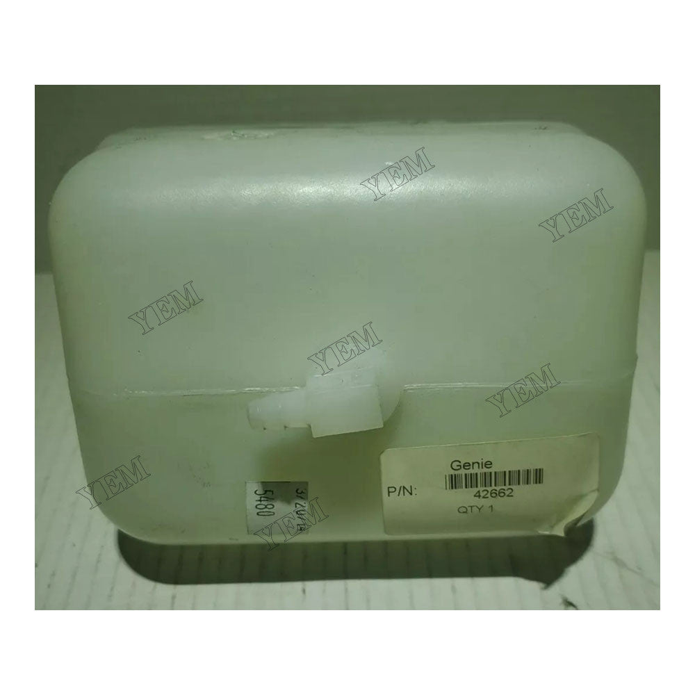 For Kubota Engine DF750 DF752 Genie Boom Lift Z-34/22 Z-45/25 S-40 XC 1.5 QT Coolant Recovery Bottle 42662GT For Kubota