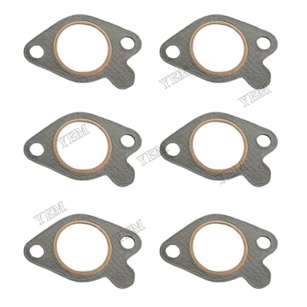 For Caterpillar CAT Engine 3126 C7 Excavator 322C 324D 325D 329D 6 Pcs Exhaust Manifold Gasket 272-1956 For Caterpillar