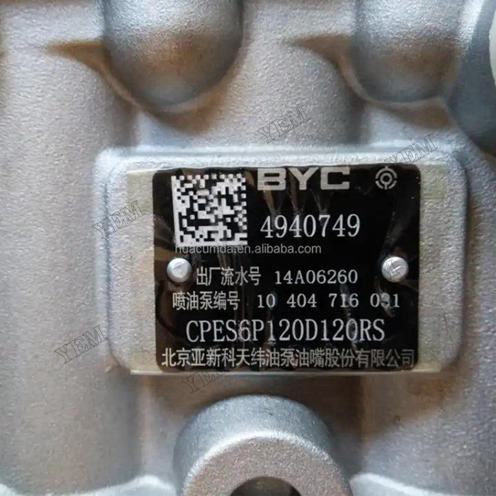 For Cummins Engine 6CT 6CTA 8.3L Fuel Injection Pump 10404716031 4940749 For Cummins