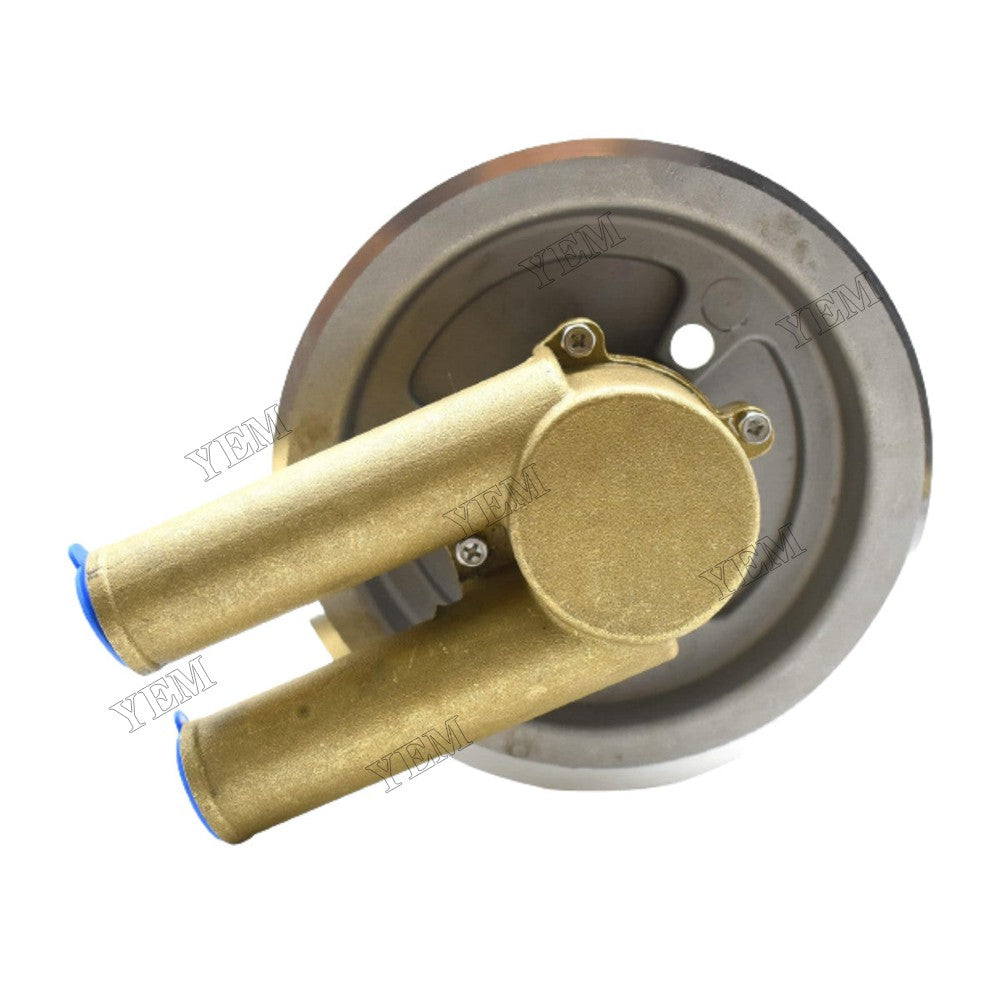 For Volvo Penta Engine 4.3L 5.0L 5.7L Double V Belt Pulley Sea Water Pump 21214596 3858229 For Volvo