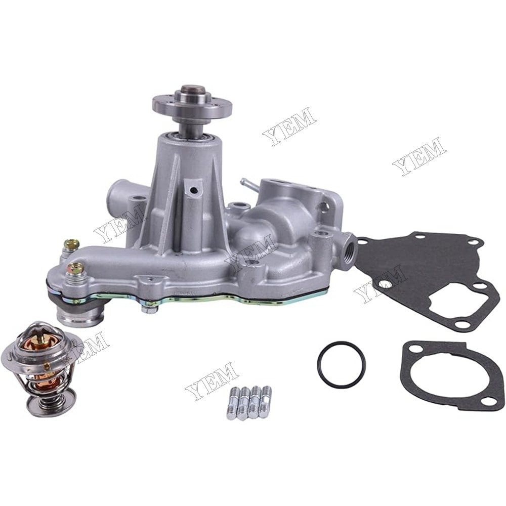 For Komatsu Engine 3D82AE-6 3D82AE-5P-CB Excavator PC27R-8 Water Pump & Thermostat YM119802-42000