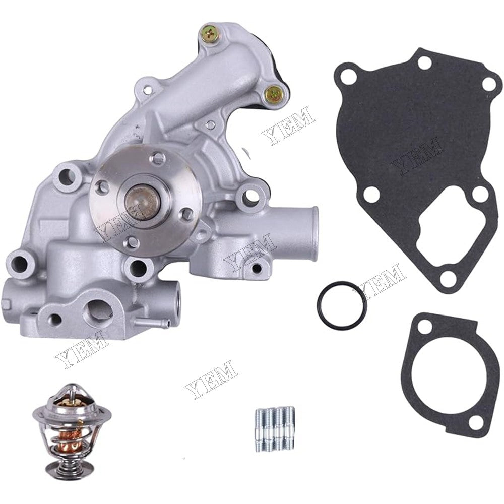 For Komatsu Engine 3D82AE-6 3D82AE-5P-CB Excavator PC27R-8 Water Pump & Thermostat YM119802-42000 For Komatsu