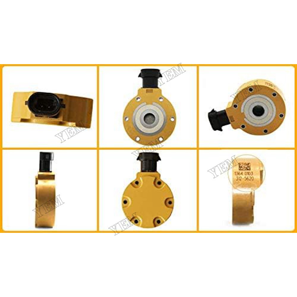 For Caterpillar 320D C6.4 Fuel Pump 326-4635 New Solenoid 312-5620 1294-0071 For Caterpillar