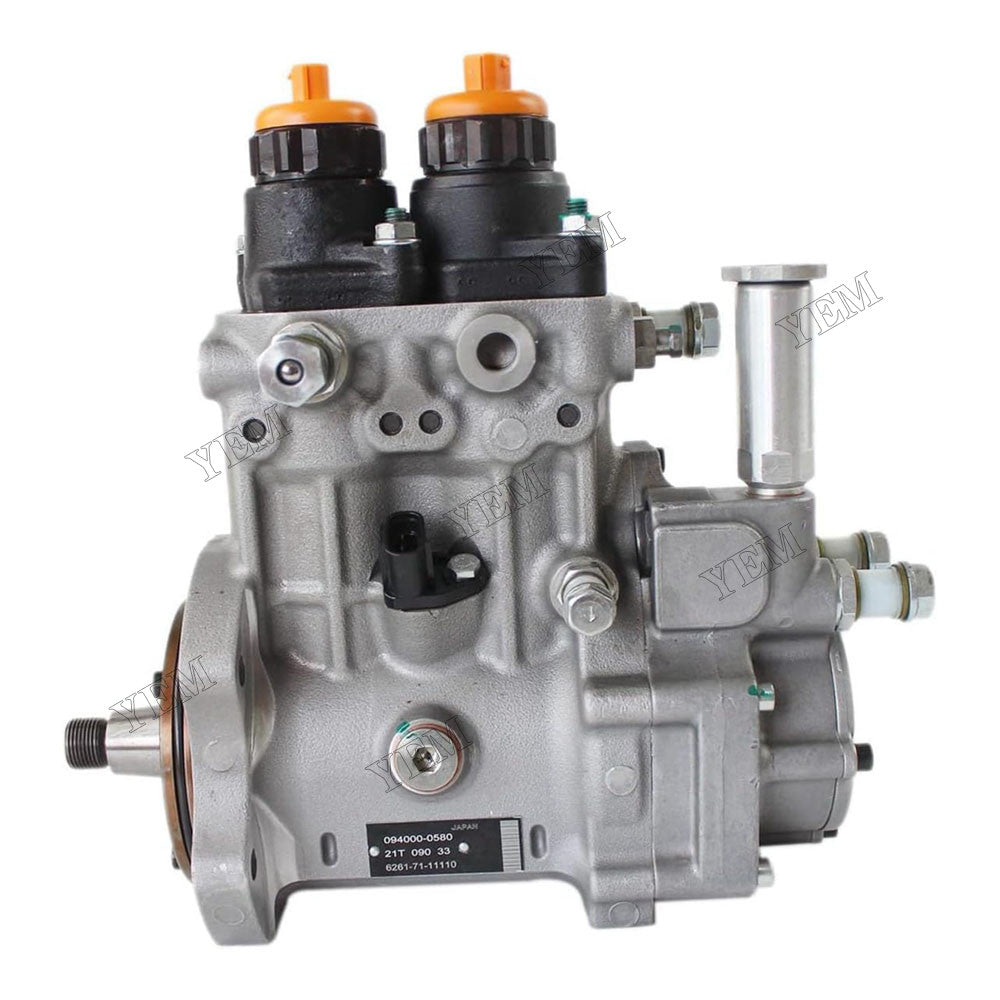 For Komatsu Engine SAA6D140E Truck HM350-2 HM400-2 Fuel Injection Pump 6261-71-1111 For Komatsu