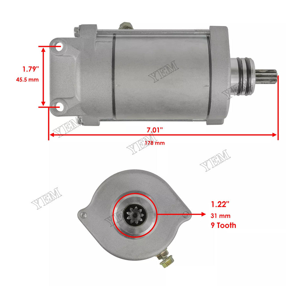 For Polaris Sportsman 500 Ranger 800 Frontier Starter Motor Assembly 4010417 4013268 For Polaris