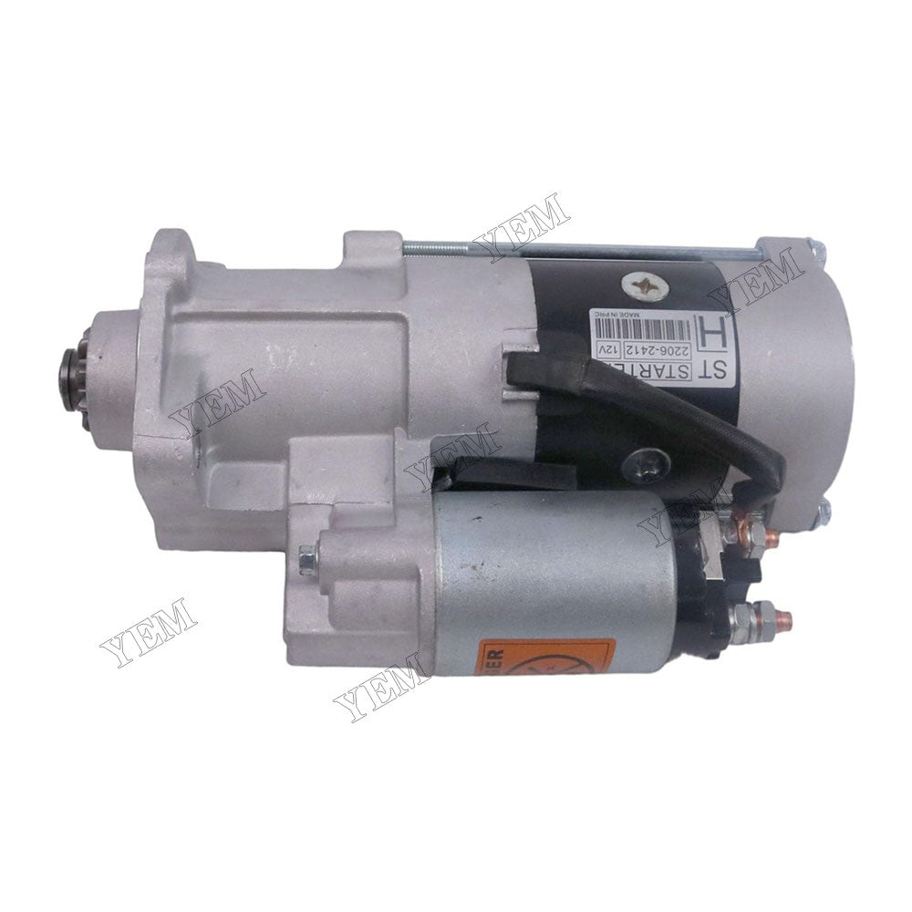 For Hyundai Forklift 20D-7 25D-7 30D-7 33D-7 33D-7E 30D-7E 25D-7E 12V 9T Starter Motor XJBT-02322 For Hyundai
